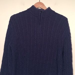 Izod XL Men’s Sweater. Navy.